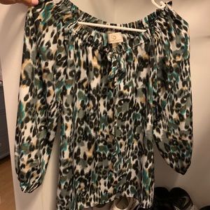 Printed work blouse